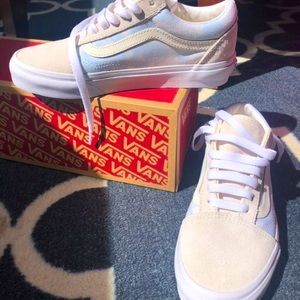 Vans size 6 Womens Sky blue tie dye and ivory